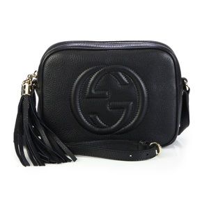 LIKE NEW Gucci Soho Pebbled Leather Disco Bag